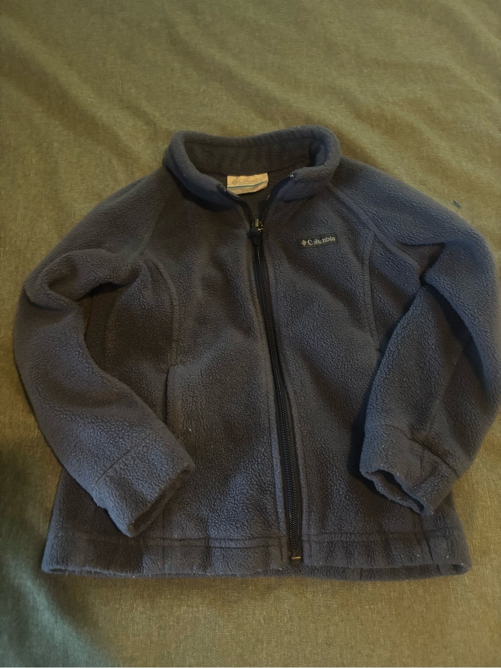 Columbia Kids Dark Blue Full-Zip Fleece Jacket
